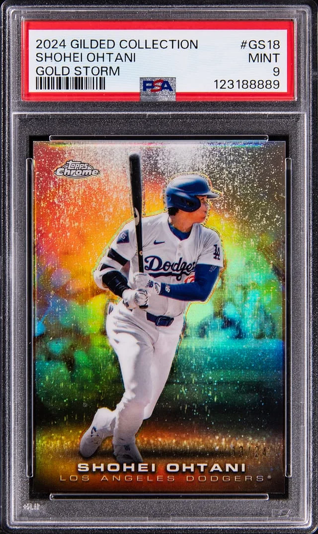 2024 Topps Shohei Ohtani Gilded Collection Gold Storm #GS-18 card image
