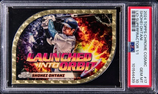 2024 Topps Shohei Ohtani Cosmic Chrome Launched Into Orbit SuperFractor #LIO-17 card image