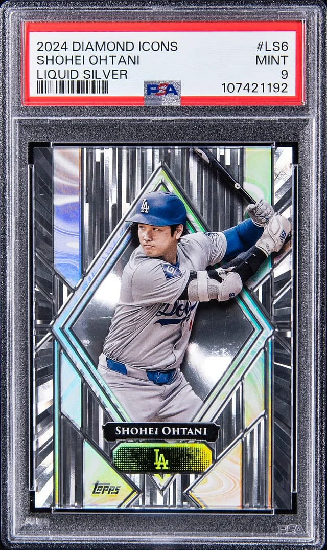 2024 Topps Shohei Ohtani Diamond Icons Liquid Silver #LS-6 card image