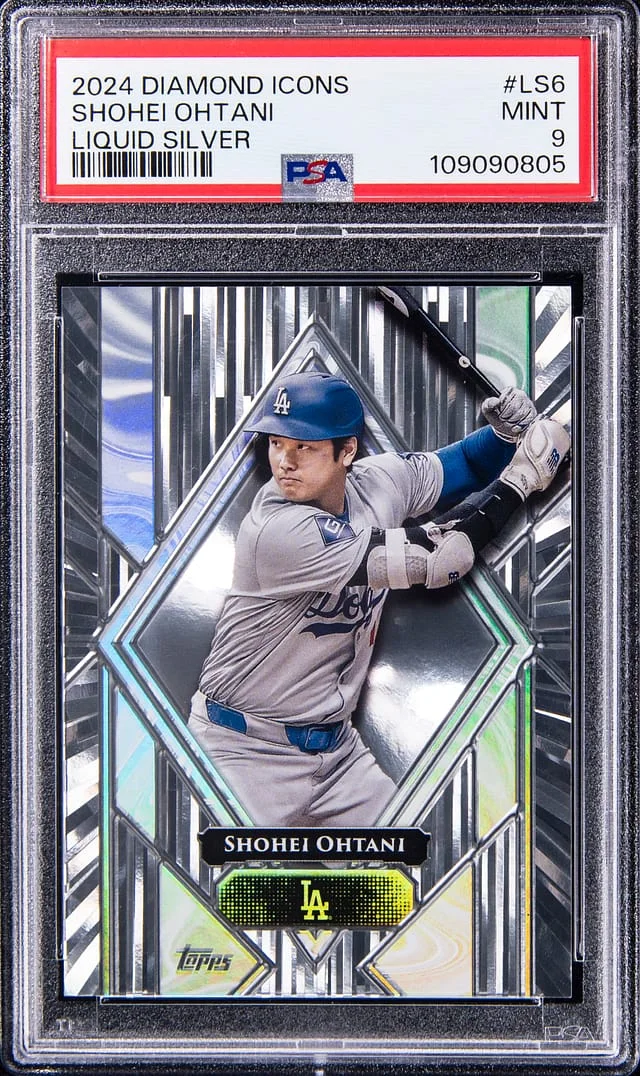 2024 Topps Shohei Ohtani Diamond Icons Liquid Silver #LS6 card image