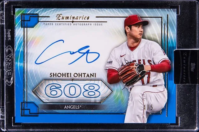 2024 Topps Shohei Ohtani Luminaries Masters of the Mound Autographs #MOM-SO card image