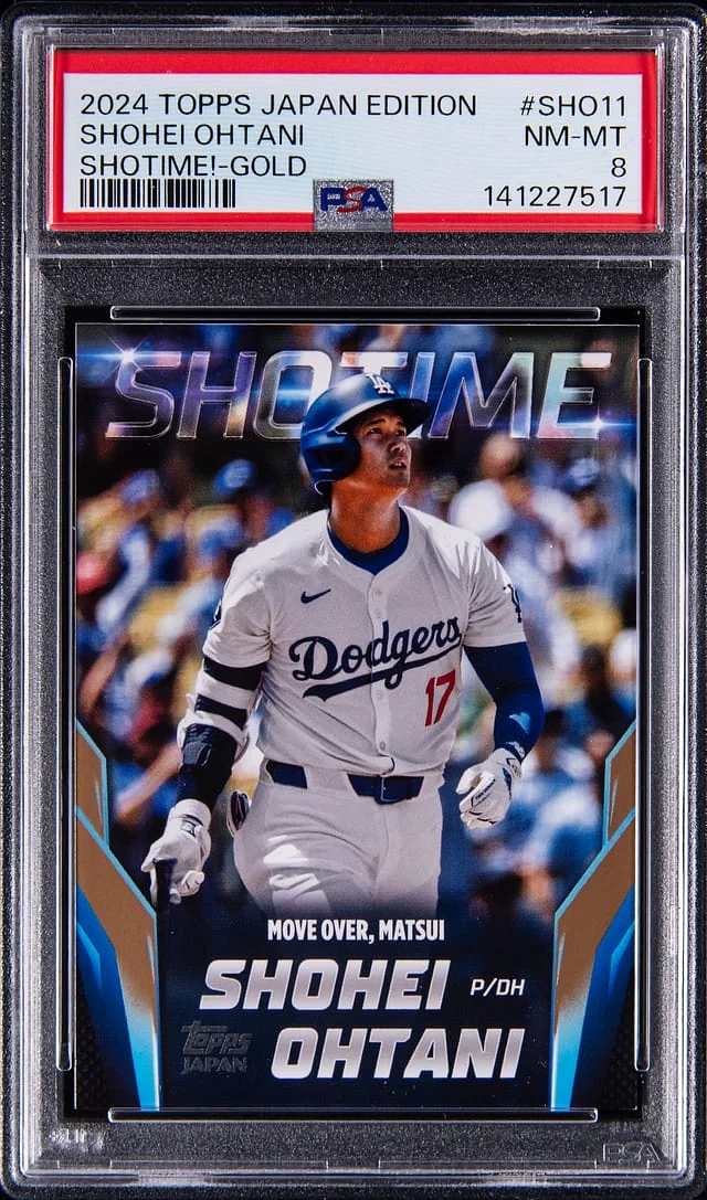 2024 Topps Shohei Ohtani Japan Edition Shotime! Gold #SHO-11 card image
