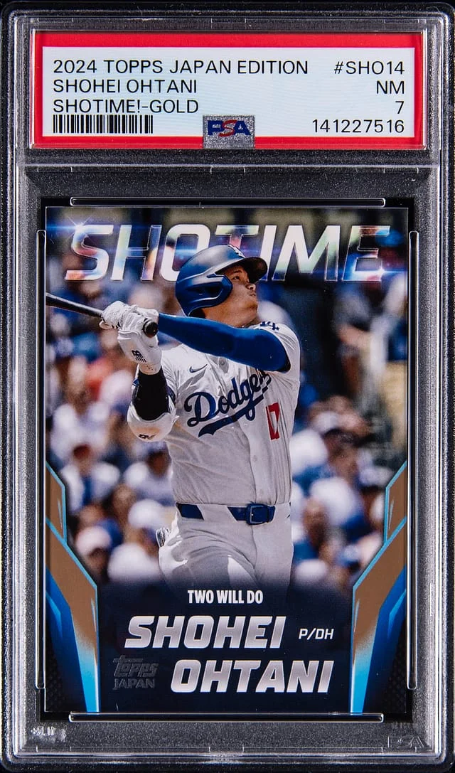 2024 Topps Shohei Ohtani Japan Edition Shotime! Gold #SHO-14 card image