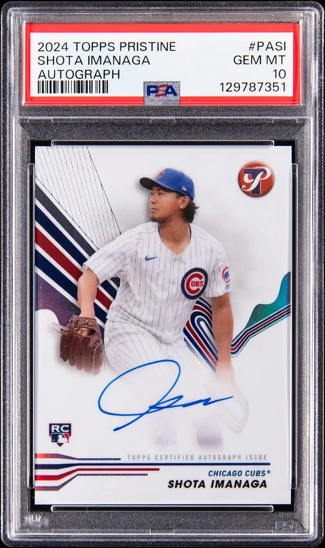 2024 Topps Shota Imanaga Pristine Autograph #PA-SI card image