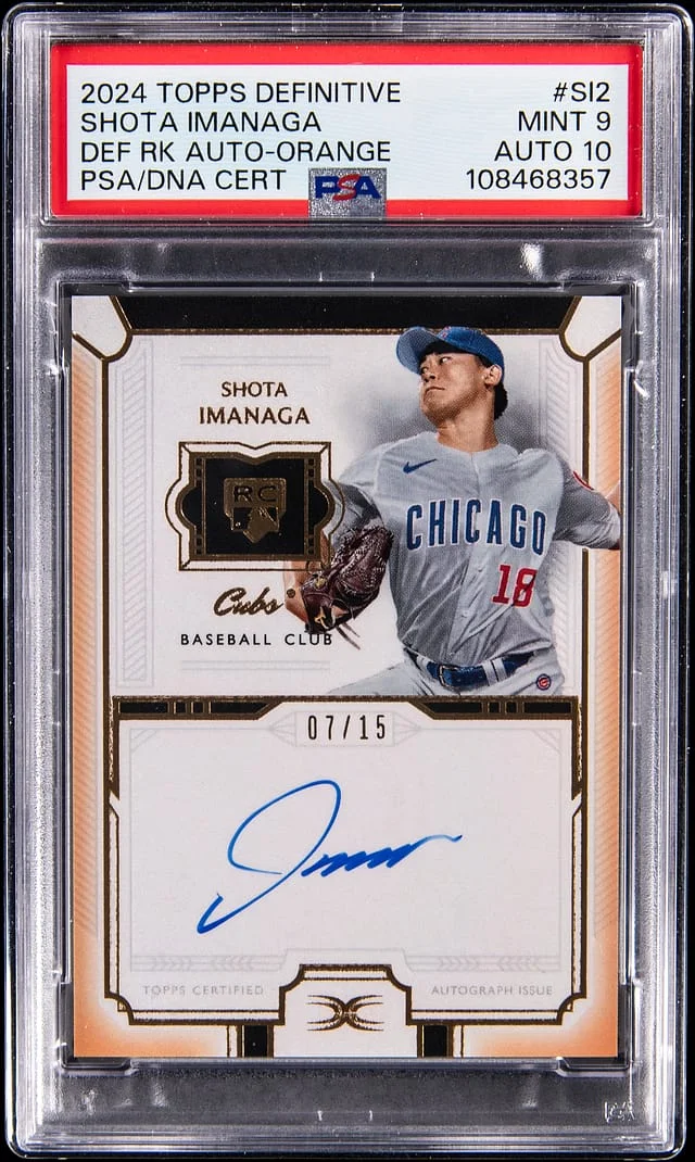 2024 Topps Shota Imanaga Definitive Definitive Autograph #SI2 card image