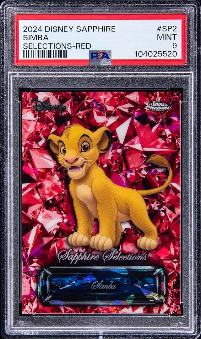 2024 Topps Simba Disney Sapphire Edition Sapphire Selections Red #SP-2 card image