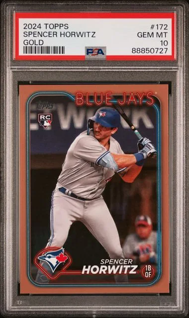 2024 Topps Spencer Horwitz Gold #172 card image