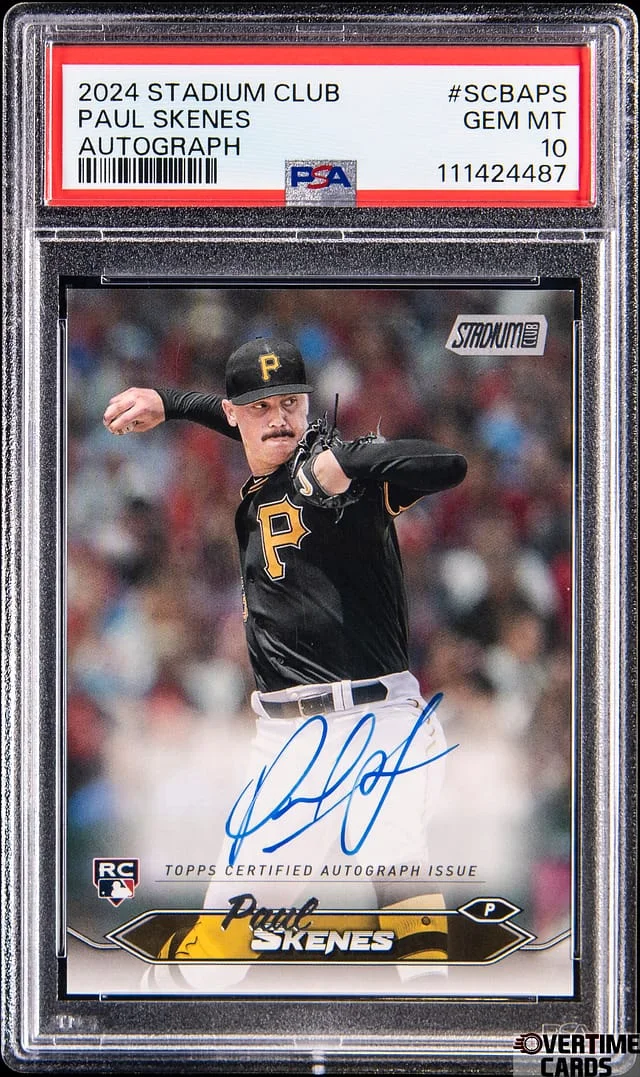 2024 Topps Stadium Club Paul Skenes Autograph #SCBA-PS card image