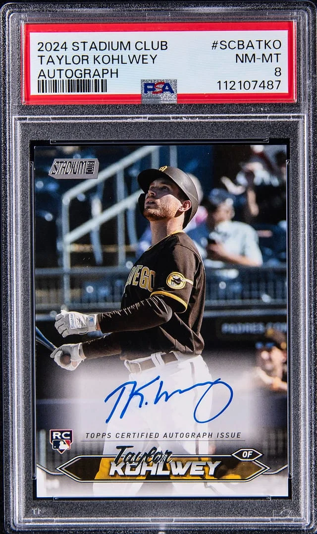 2024 Topps Stadium Club Taylor Kohlwey Autograph #SCBA-TKO card image