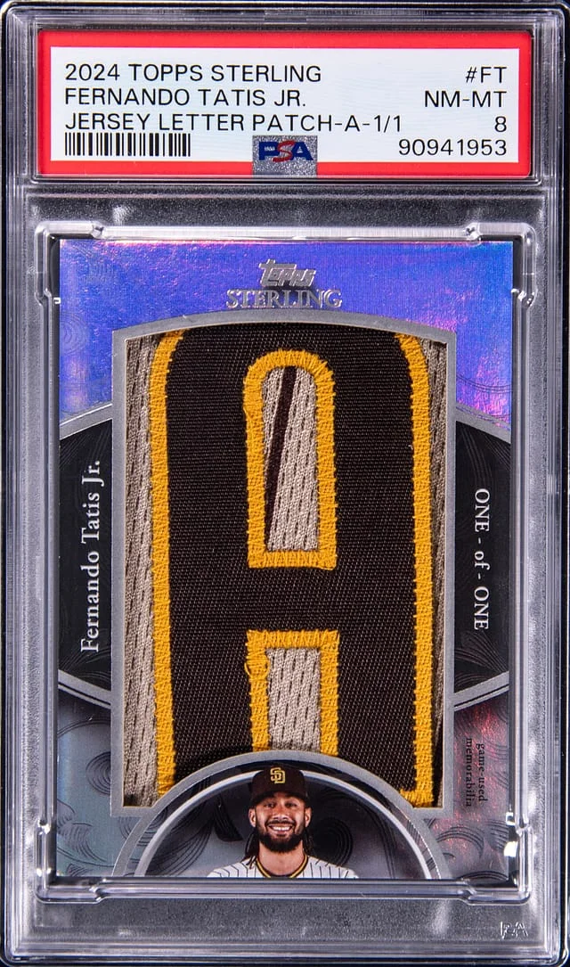 2024 Topps Sterling Fernando Tatis Jr. Jersey Letter Patch #SJLP-FT card image