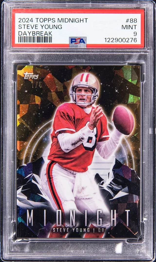 2024 Topps Steve Young Midnight Daybreak #88 card image