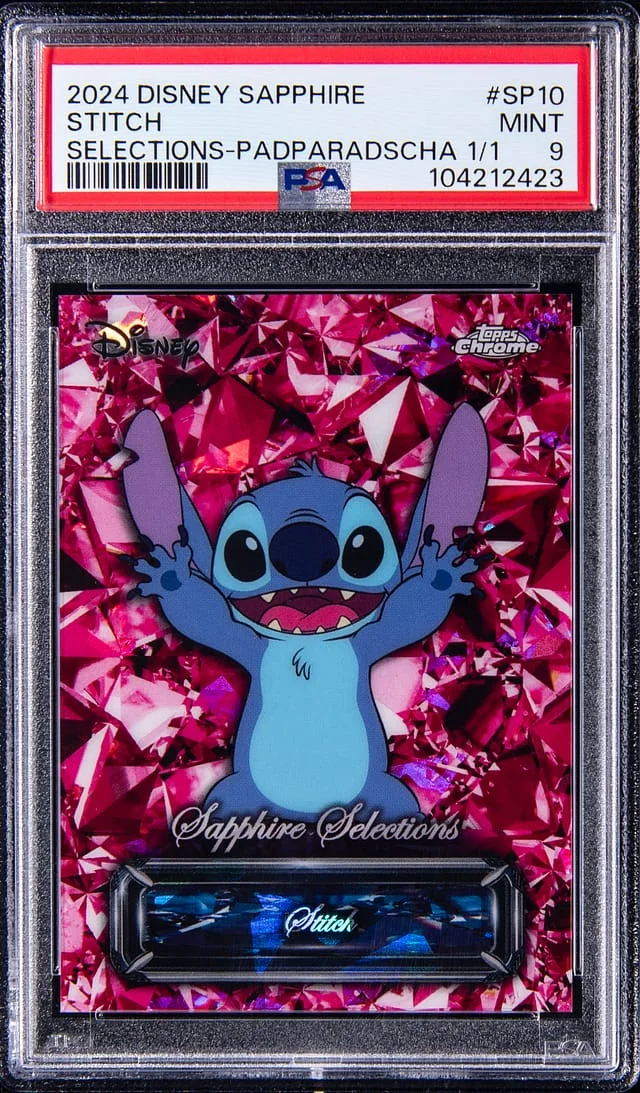2024 Topps Stitch Disney Sapphire Edition Sapphire Selections Padparadscha #SP-10 card image