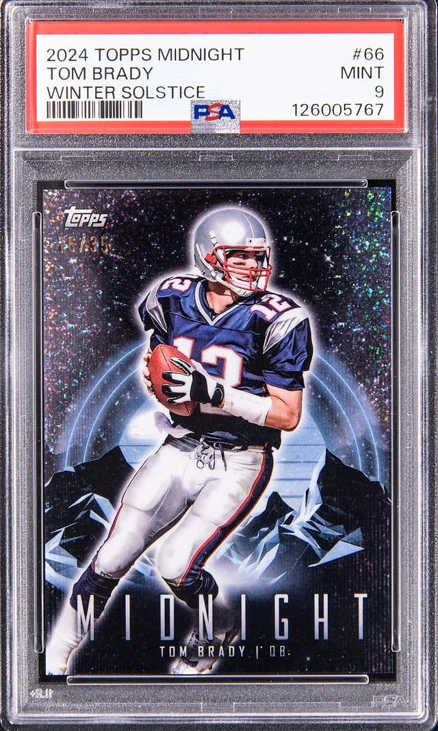 2024 Topps Tom Brady Midnight Winter Solstice #66 card image
