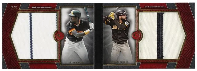 2024 Topps Tony Gwynn/Fernando Tatis Jr. Dual-Relic Diamond Icons Dual Player Dual Relic #DPDR-GTJ card image