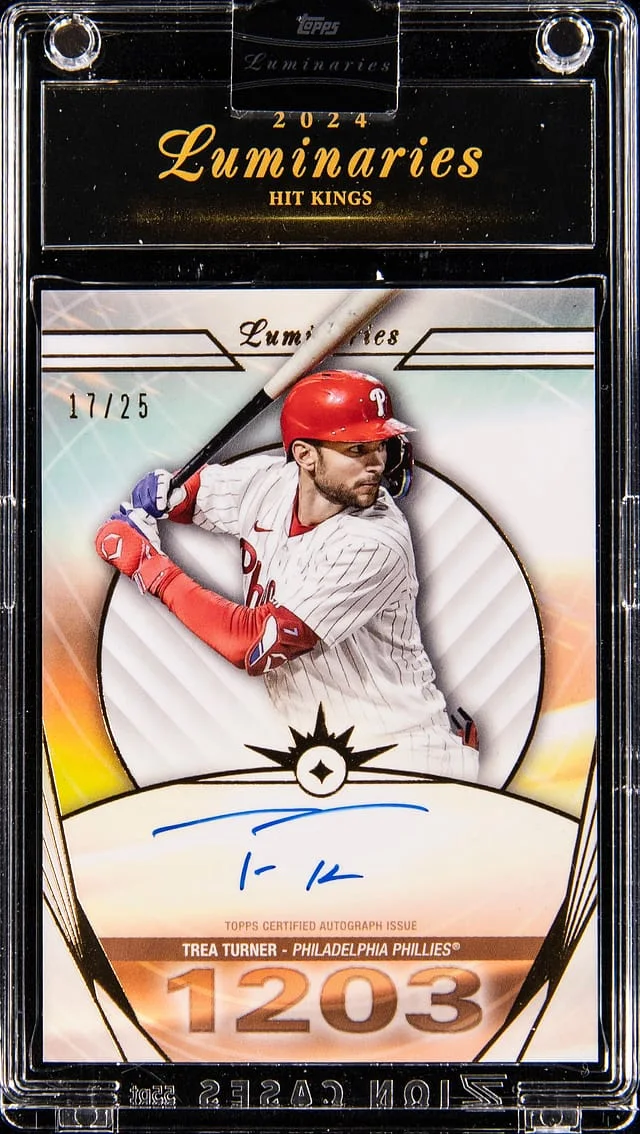 2024 Topps Trea Turner Luminaries Hit Kings #HK-TT card image