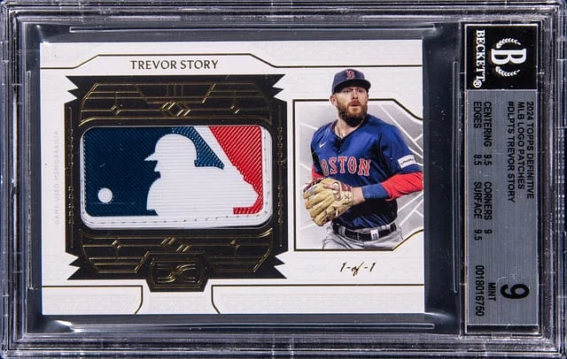 2024 Topps Trevor Story Game-Used Logo Definitive Collection MLB Logo Patch #DLP-TS card image