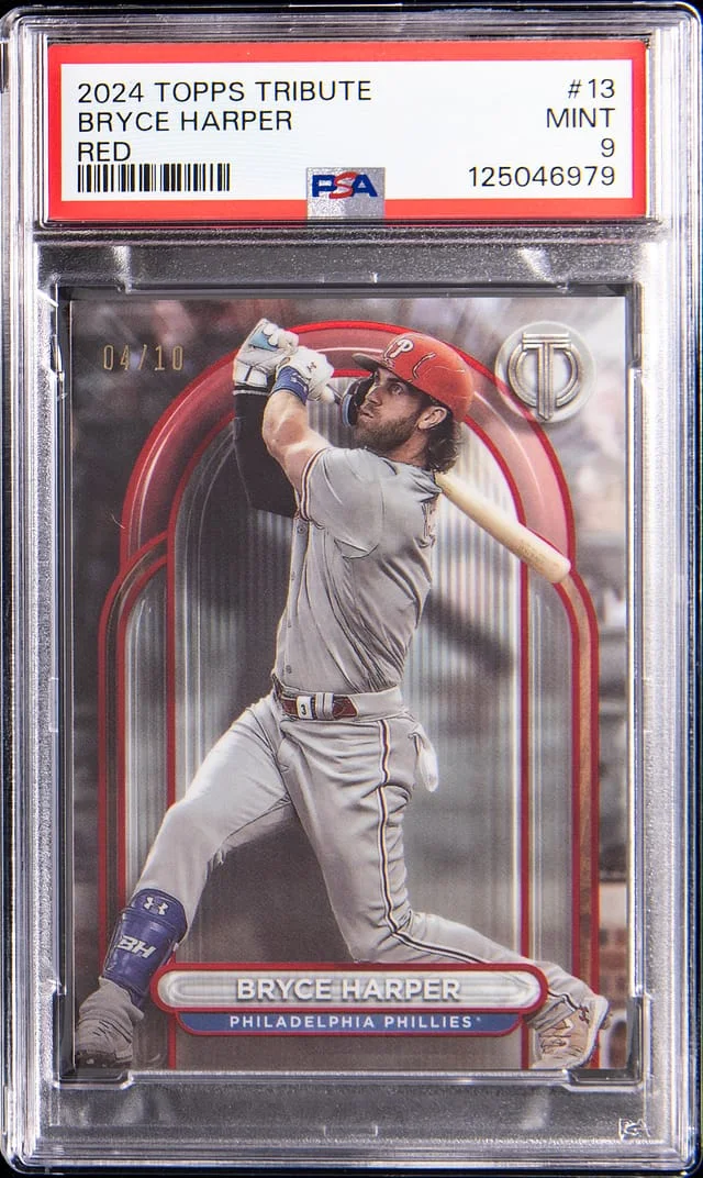 2024 Topps Tribute Bryce Harper Red #13 card image