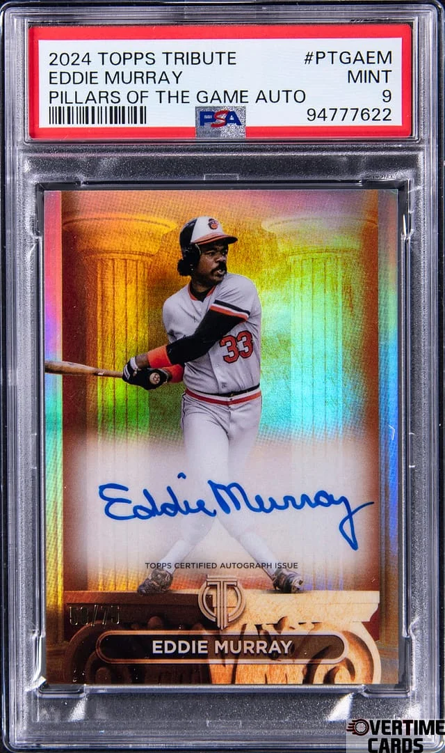 2024 Topps Tribute Eddie Murray Pillars of The Game Autograph #PTGAEM card image