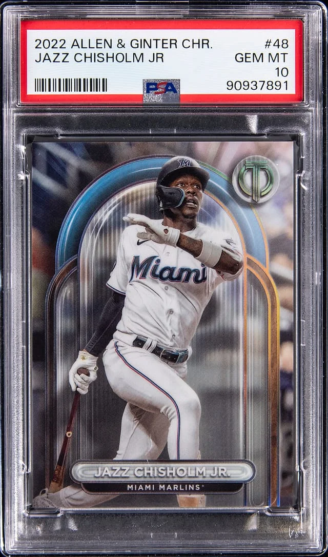 2024 Topps Tribute Jazz Chisholm Jr. #48 card image