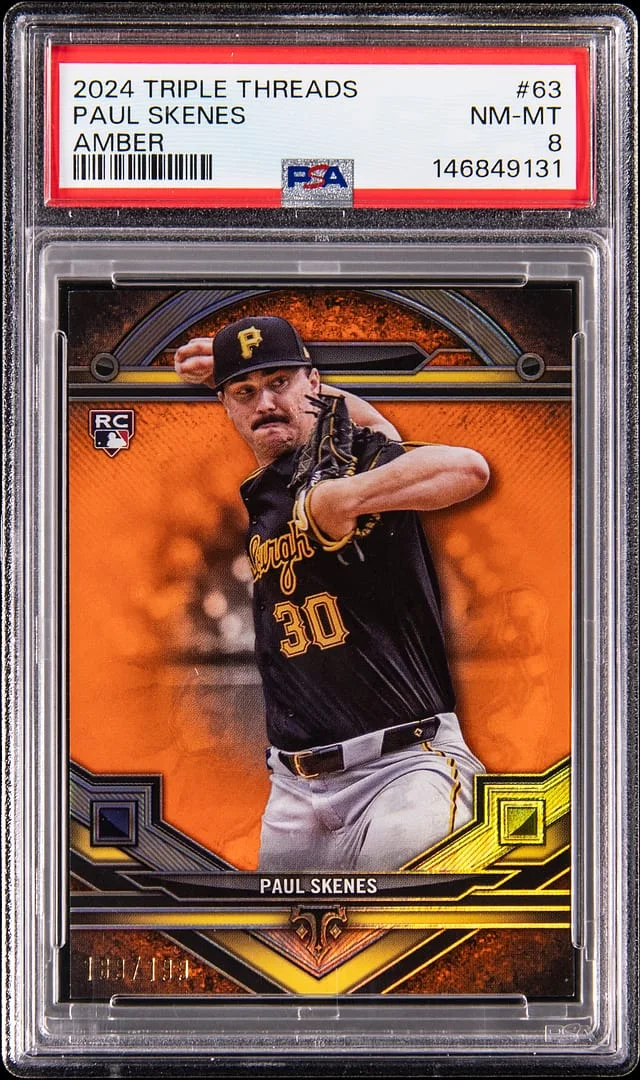 2024 Topps Triple Threads Paul Skenes Amber #63 card image