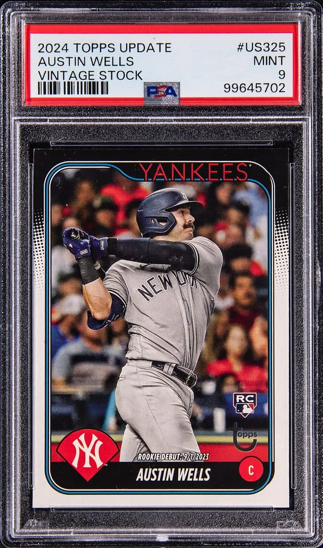 2024 Topps Update Austin Wells Vintage Stock #US325 card image