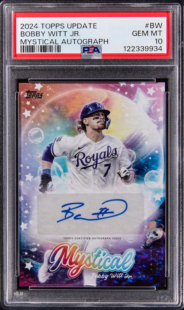 2024 Topps Update Bobby Witt Jr. Mystical Autograph #BW card image