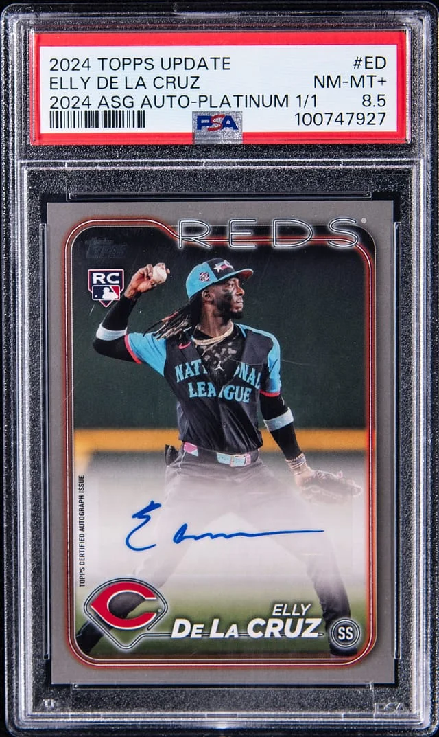 2024 Topps Update Elly De La Cruz All Star Game Autograph Platinum #ASGA-ED card image