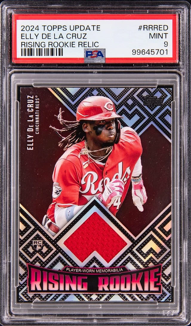 2024 Topps Update Elly De La Cruz Rising Relic #RRR-ED card image