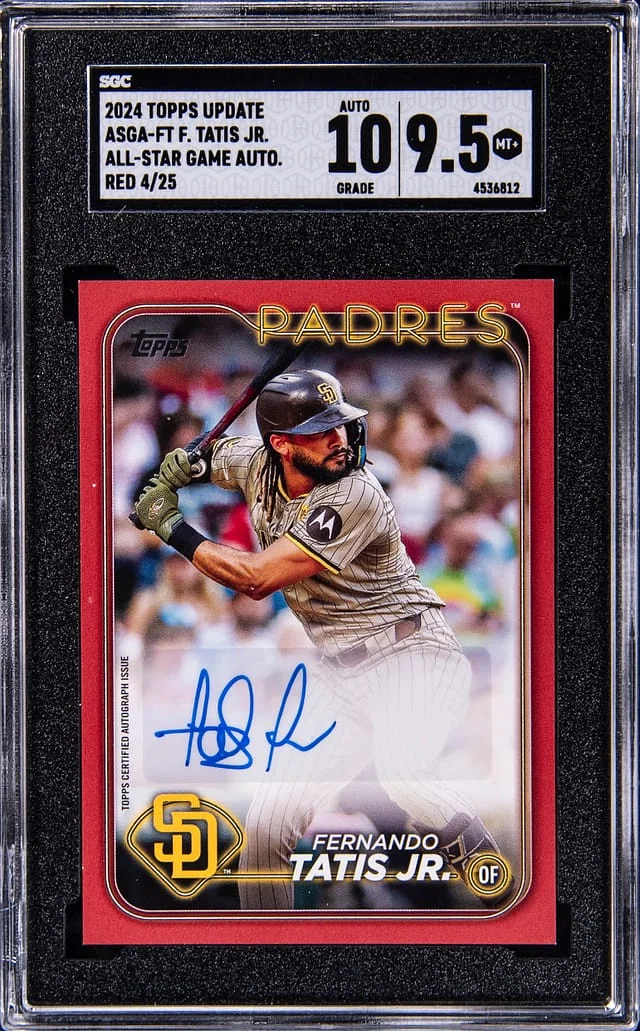 2024 Topps Update Fernando Tatis Jr. All-Star Game Autograph Red #ASGA-FT card image