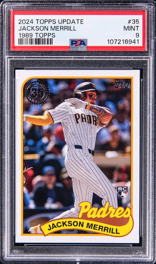 2024 Topps Update Jackson Merrill 1989 Topps #35 card image