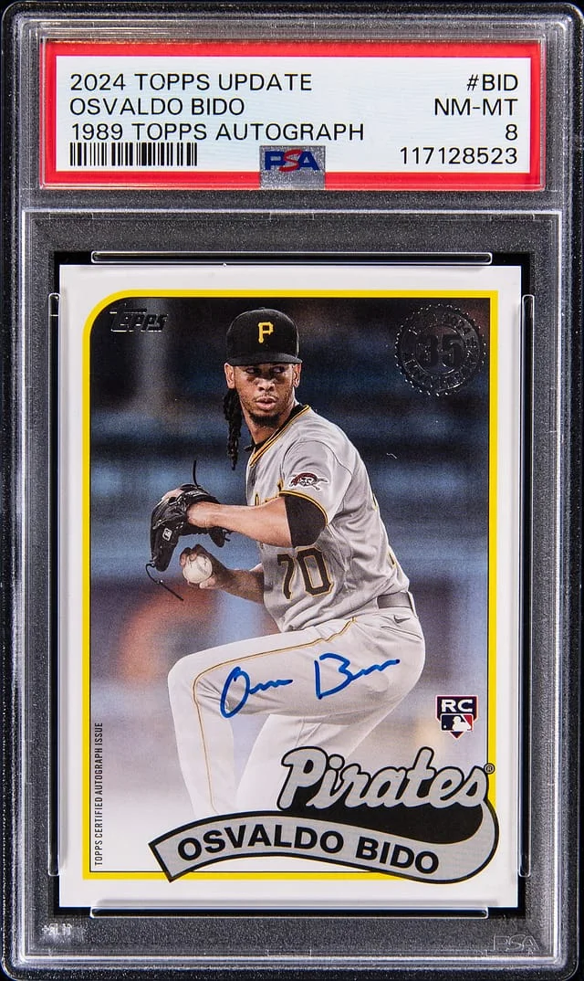 2024 Topps Update Osvaldo Bido 1989 Topps Autograph #89BA-BID card image