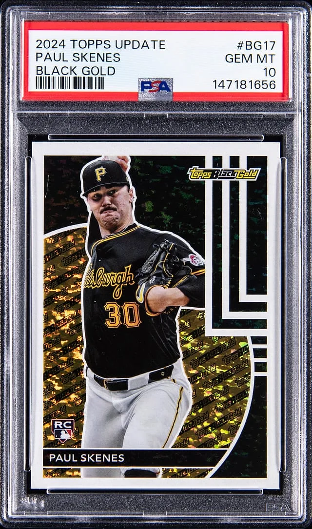 2024 Topps Update Paul Skenes Black Gold #BG-17 card image