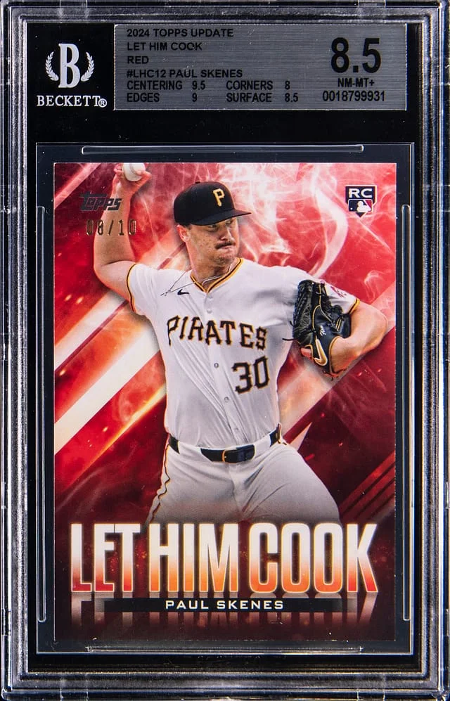 2024 Topps Update Paul Skenes Let Him Cook Red #LHC-12 card image