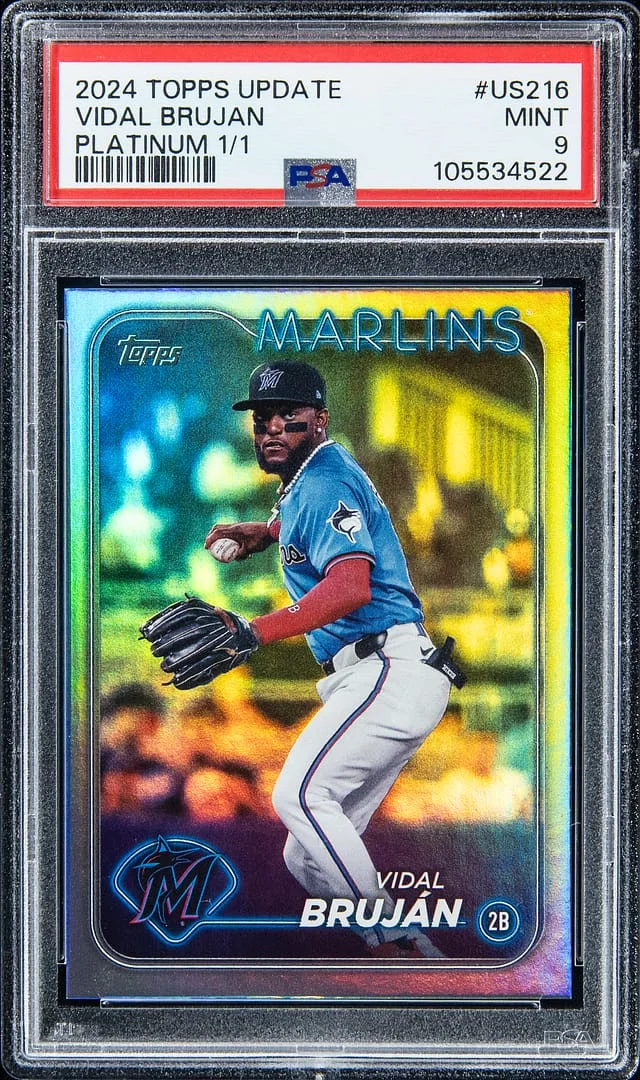 2024 Topps Update Vidal Brujan Platinum #US216 card image