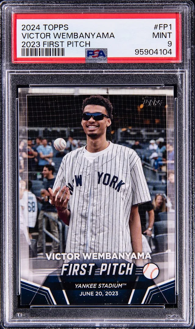 2024 Topps Victor Wembanyama 2023 First Pitch #FP1 card image