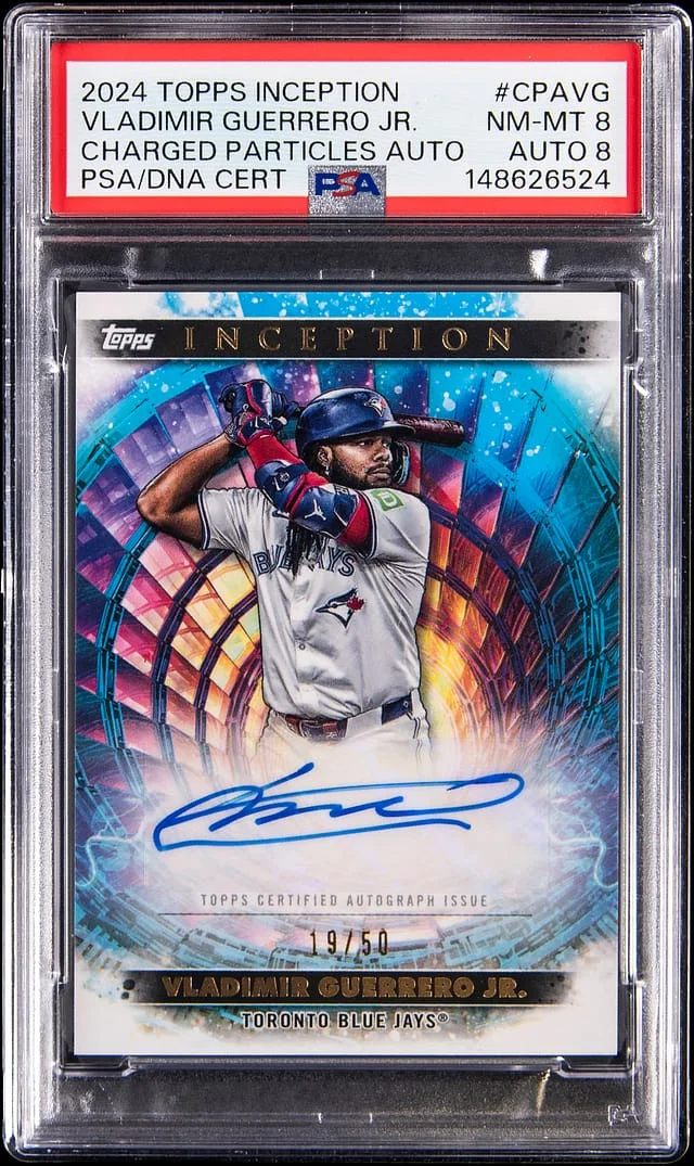 2024 Topps Vladimir Guerrero Jr. Inception Charged Particles Autograph #CPA-VG card image
