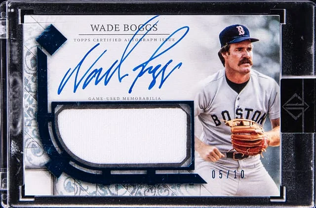 2024 Topps Wade Boggs Transcendent Collection Autograph Relic Variation #TCAR-WB card image