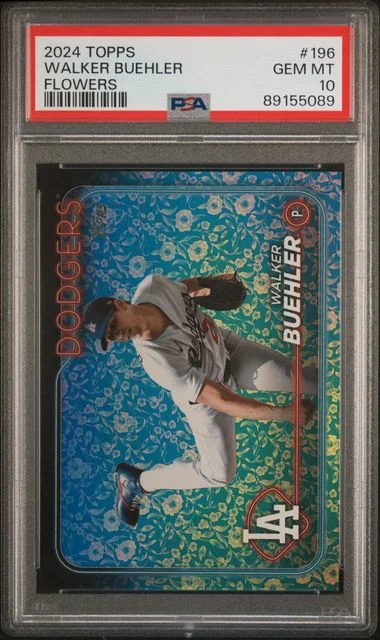 2024 Topps Walker Buehler Flowers #196 card image