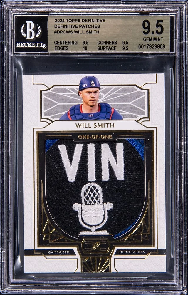 2024 Topps Will Smith Game-Used Definitive Collection Definitive Patches #DPC-WS card image