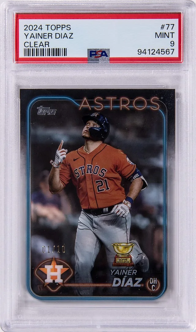 2024 Topps Yanier Diaz Clear #77 card image