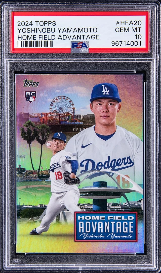 2024 Topps Yoshinobu Yamamoto Home Field Advantage #HFA20 card image