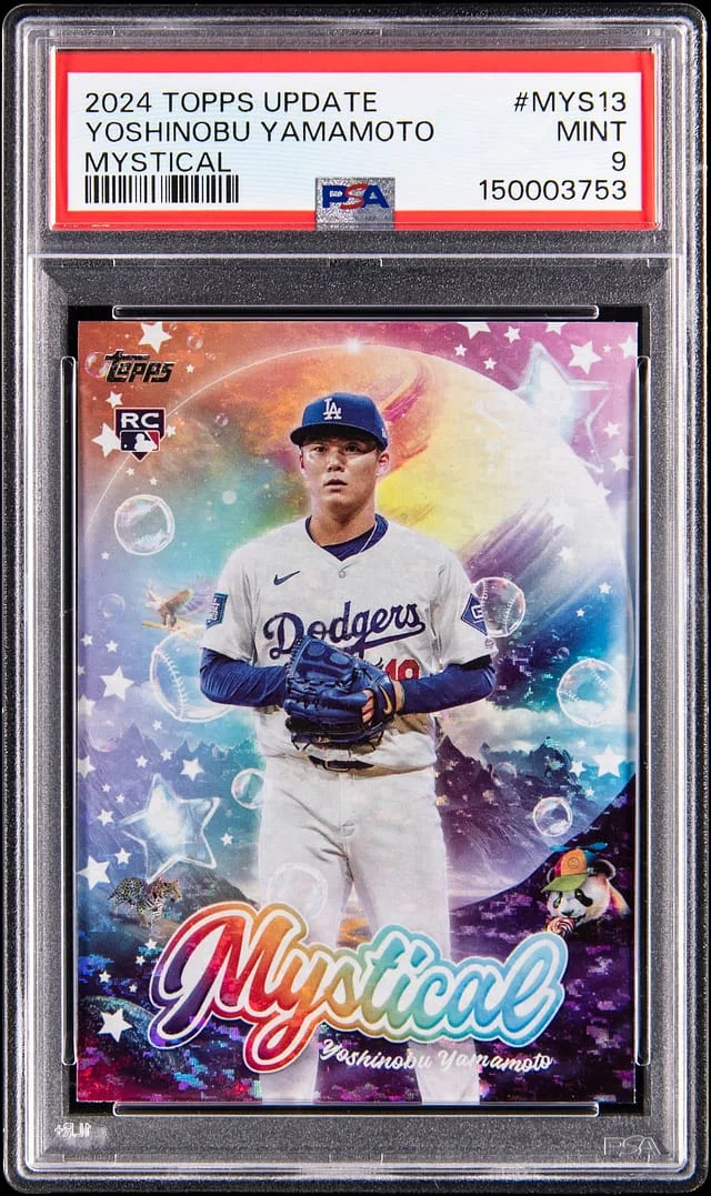 2024 Topps Yoshinobu Yamamoto Mystical #MYS-13 card image