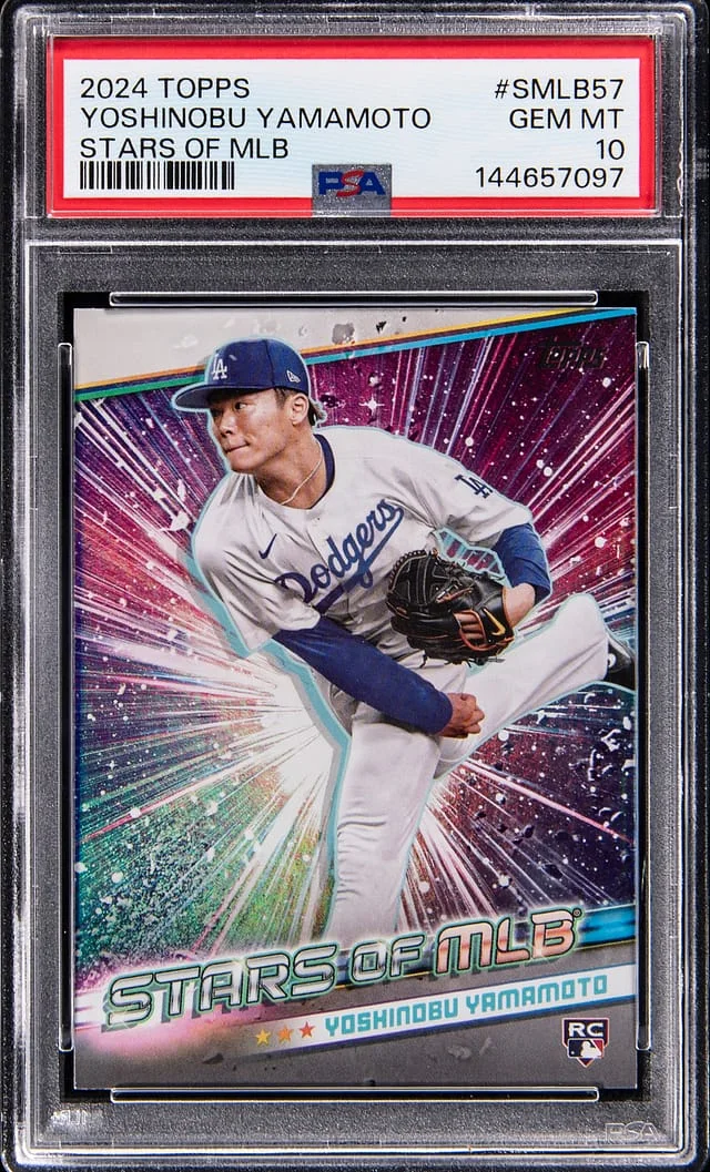 2024 Topps Yoshinobu Yamamoto Stars of MLB #SMLB-57 card image