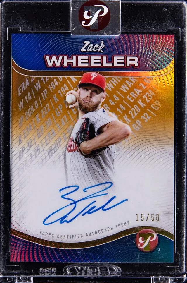 2024 Topps Zack Wheeler Pristine Pristine Production Autograph #PPA-ZW card image