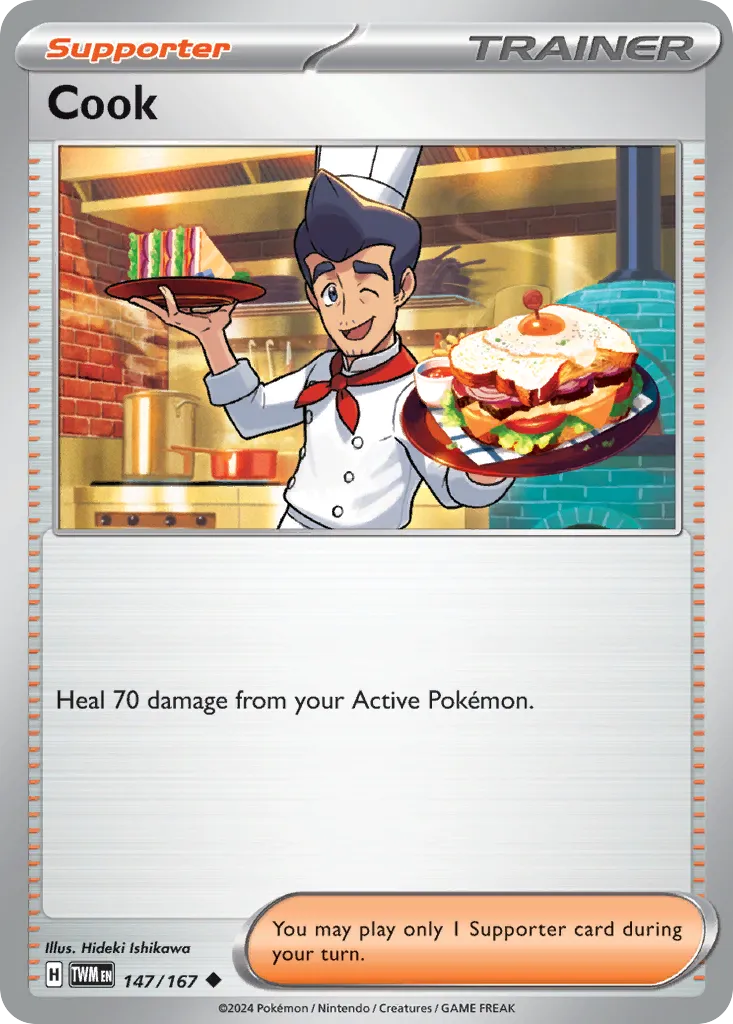 2024 Twilight Masquerade Cook #147/167 Uncommon card image