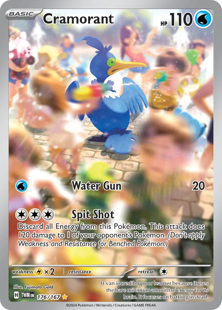 2024 Twilight Masquerade Cramorant Uncommon #058/167 Uncommon card image