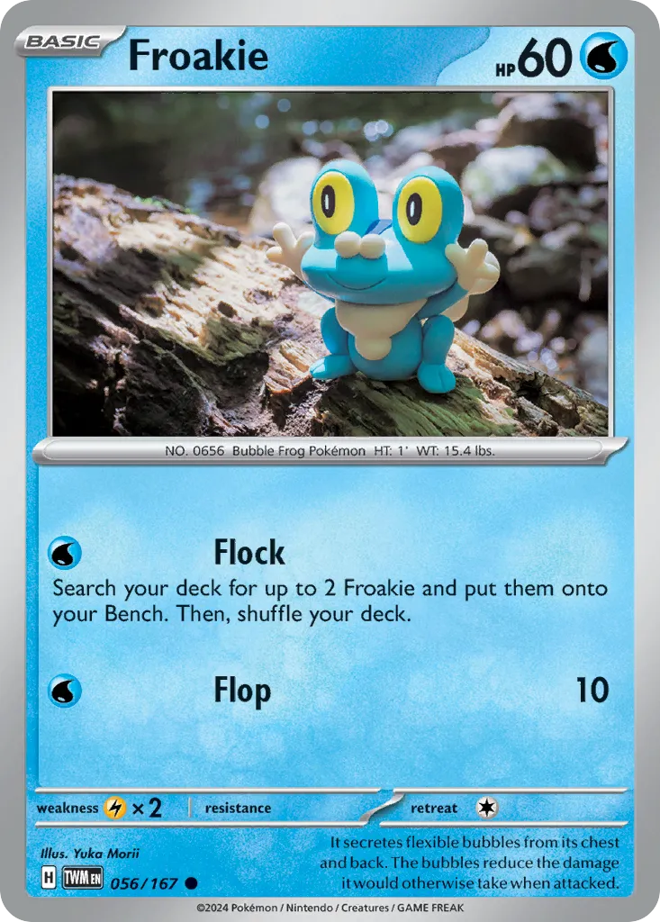 2024 Twilight Masquerade Froakie #056/167 Common card image