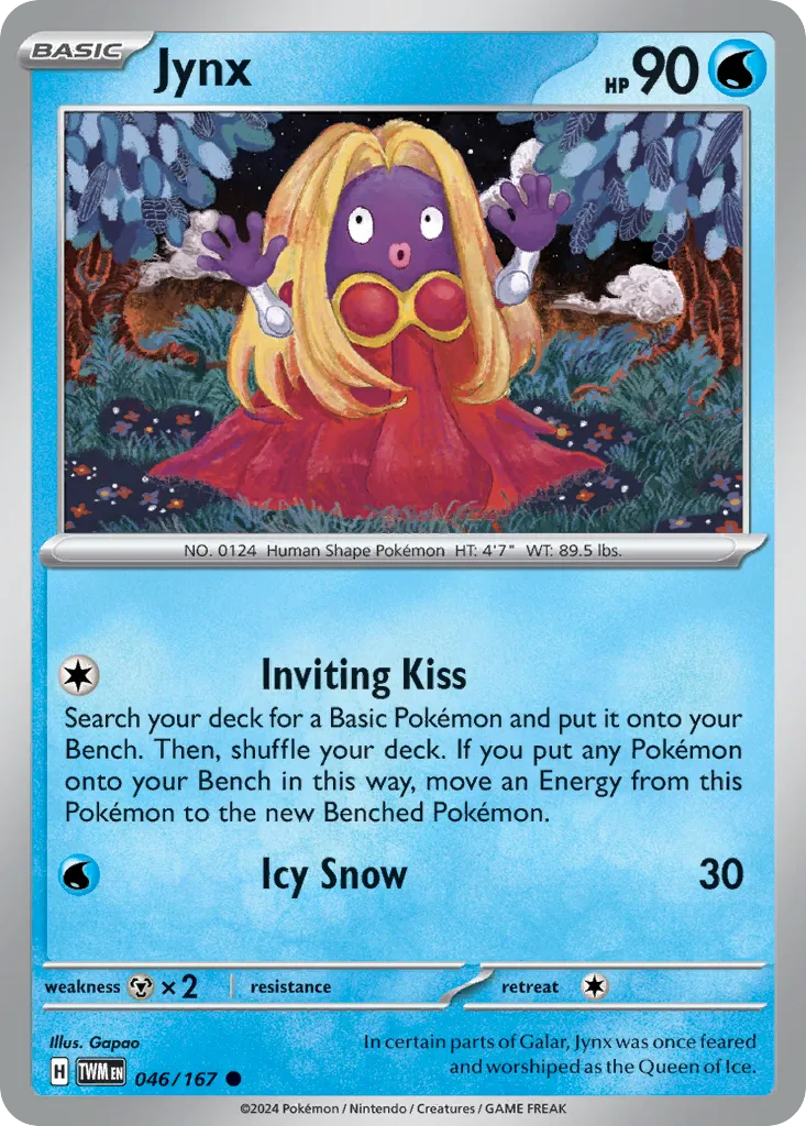 2024 Twilight Masquerade Jynx #046/167 Common card image