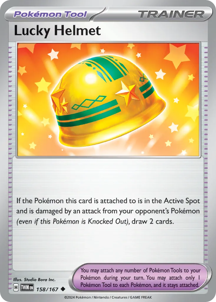 2024 Twilight Masquerade Lucky Helmet #158/167 Uncommon card image