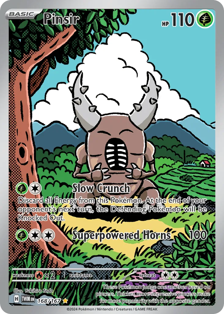 2024 Twilight Masquerade Pinsir Common #003/167 Common card image